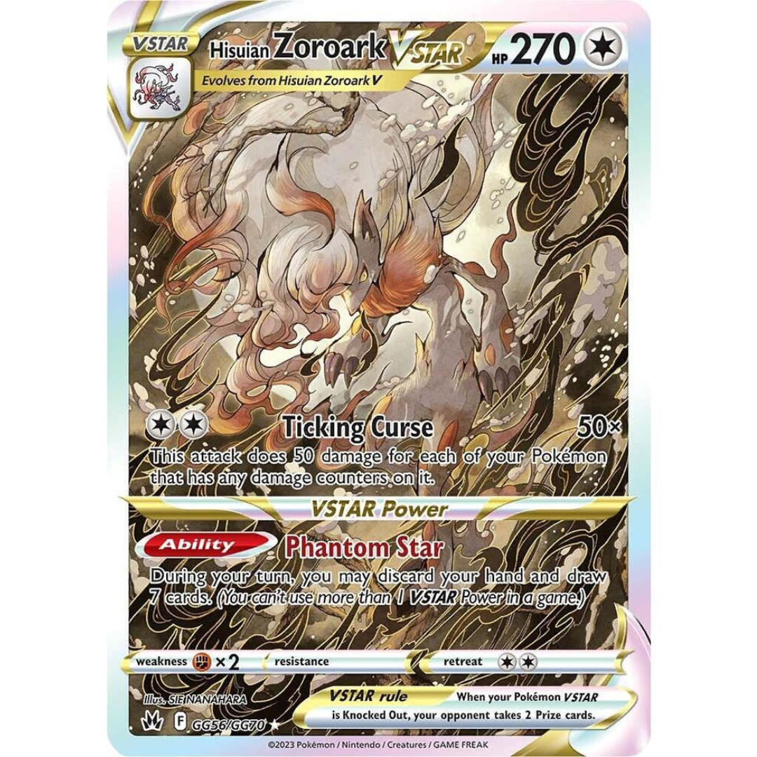 Hisuian Zoroark VSTAR GG56/GG70 - Crown Zenith: Galarian Gallery